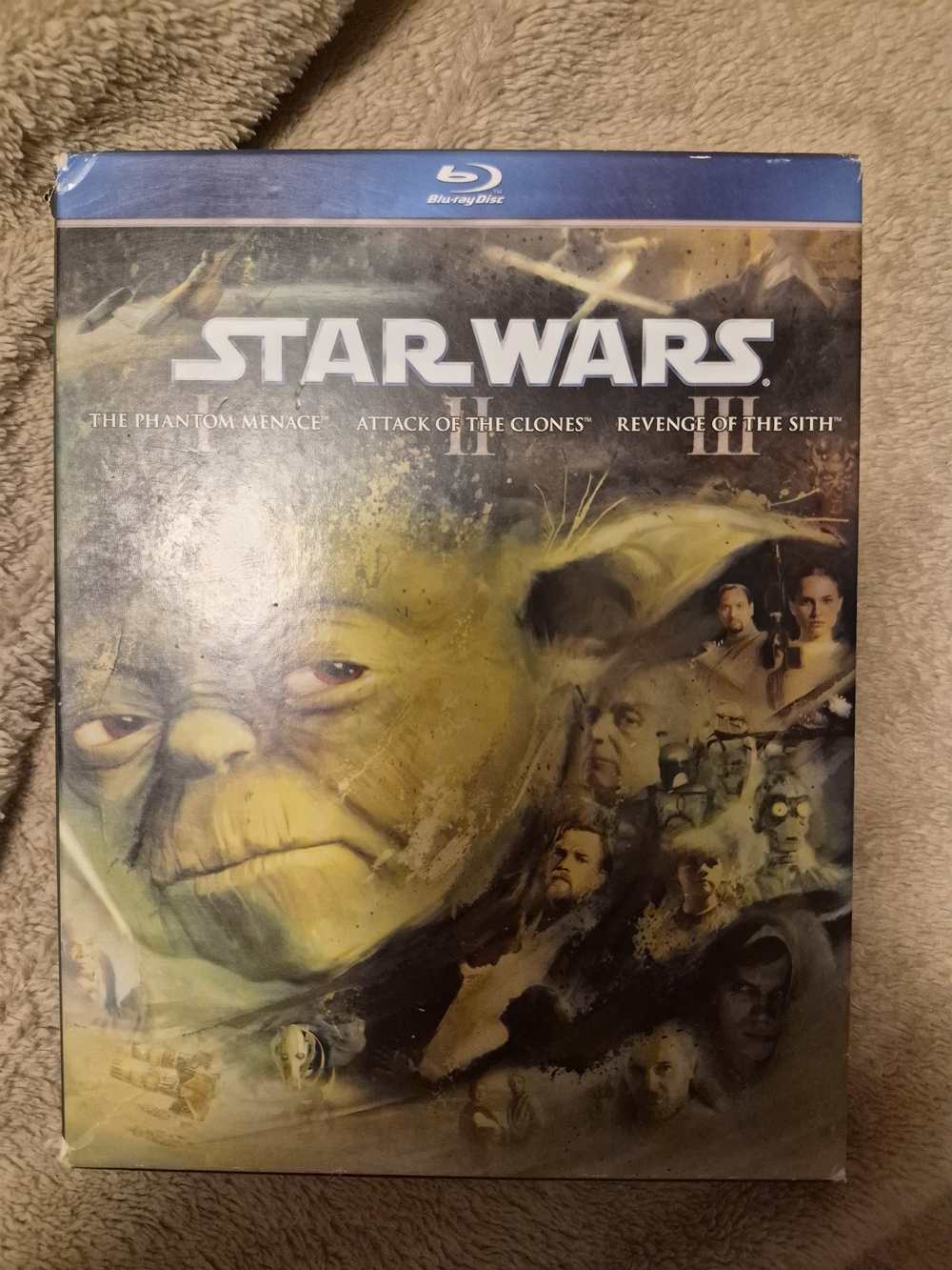 Star Wars Trilogy Blu-ray Box Set - Yoda Artwork - Green